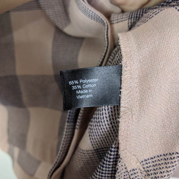 Lane Bryant Plaid Button Down Bell Sleeve Top - Picture 8 of 8